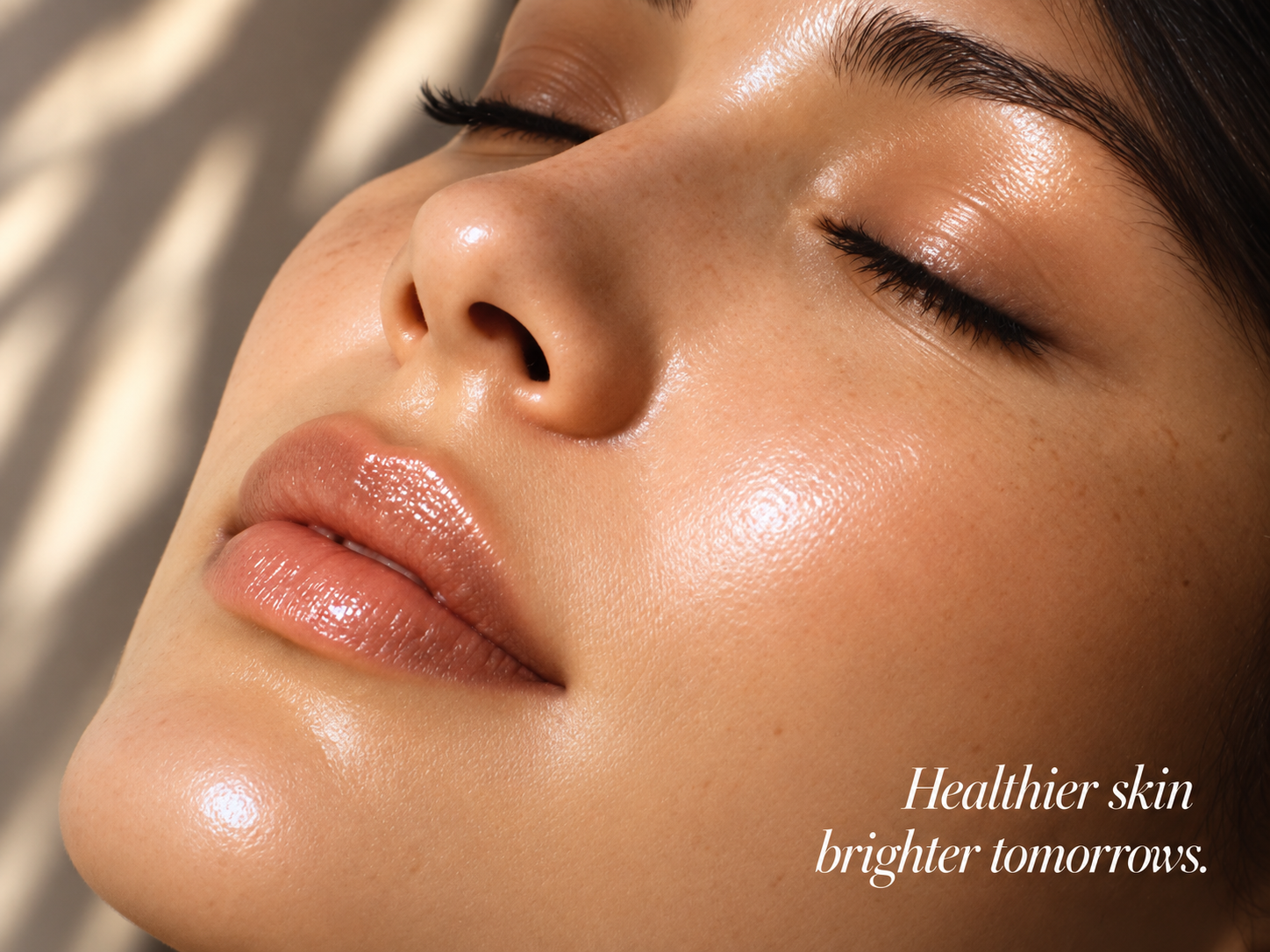 Healthy-looking skin after an aesthetics treatment